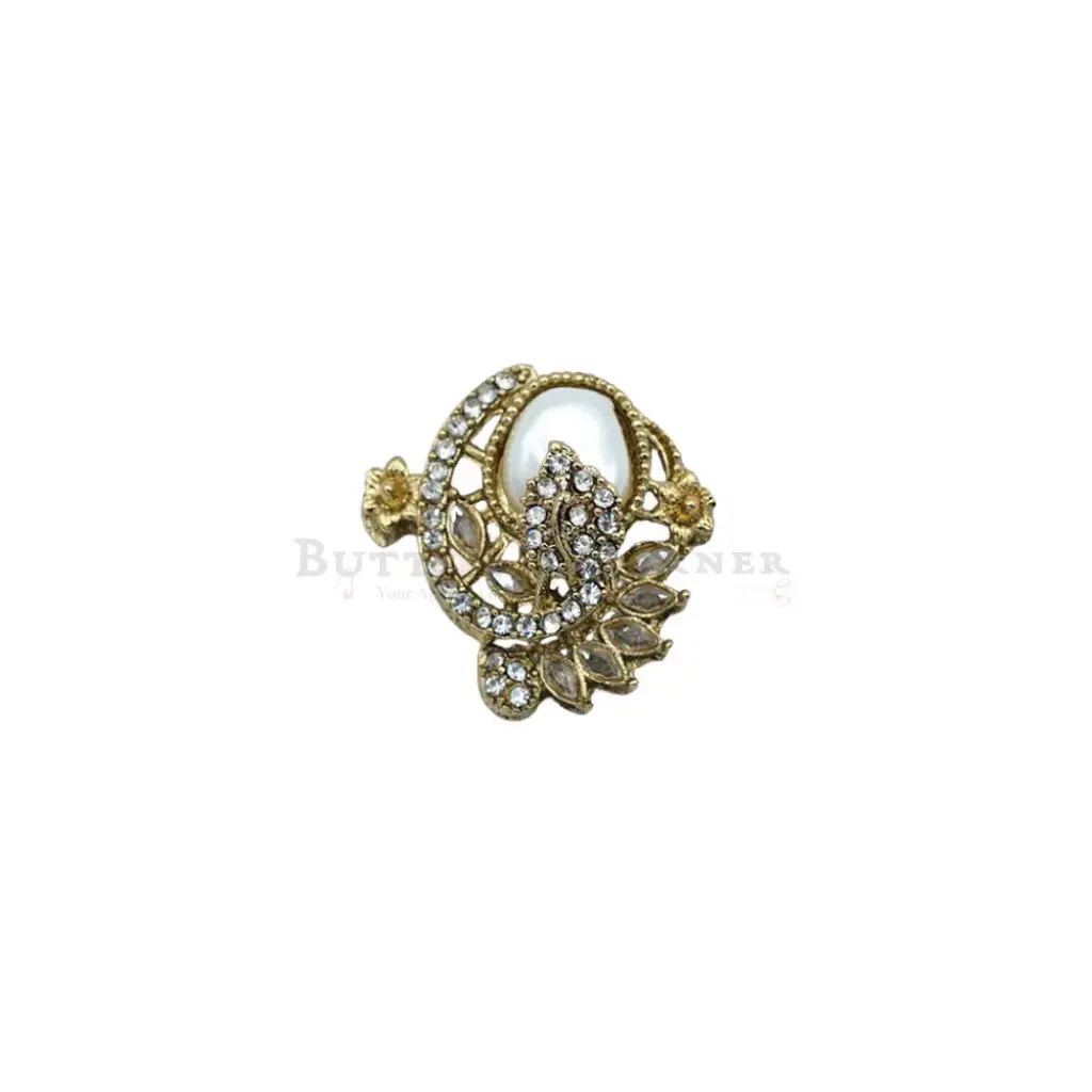 Fancy Kundan Button | Button Corner